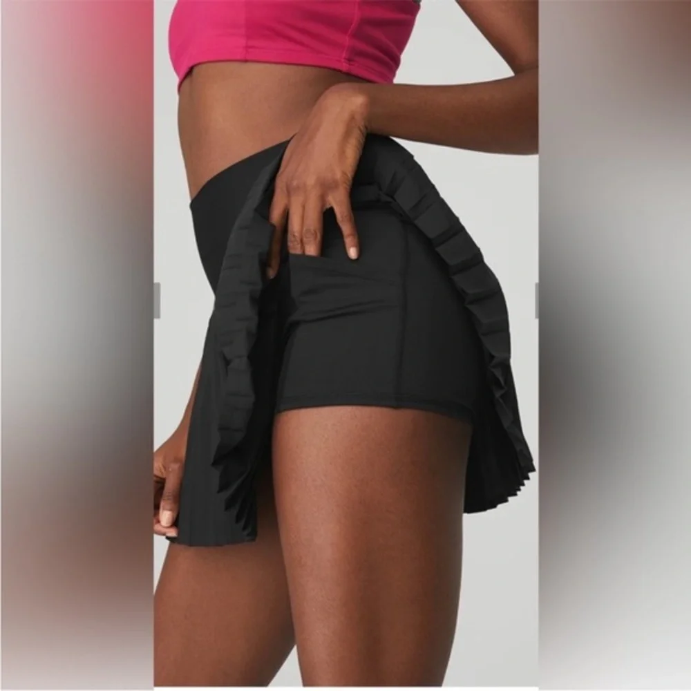 Alo skirt xxs | Alo Yoga Grand Slam Tennis Skirt High Waisted— Pleated